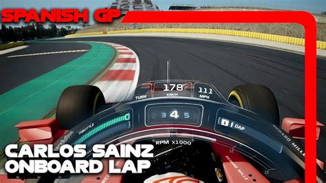 Spanish GP Onboard Lap Of Carlos Sainz Assetto Corsa Mouse Steering