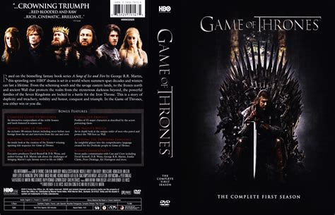 Martin's series of fantasy novels, a song of ice and fire. Game Of Thrones Season 1 DVD Cover | Cover Addict - Free DVD, Bluray Covers and Movie Posters