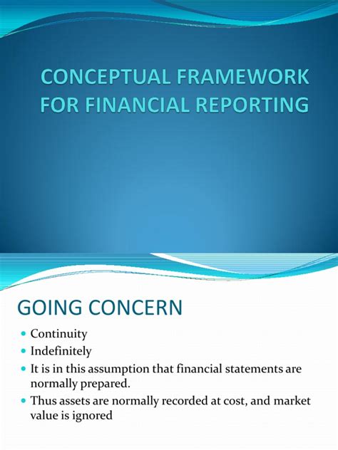 Financial Reporting Conceptual Framework Pdf Financial Statement