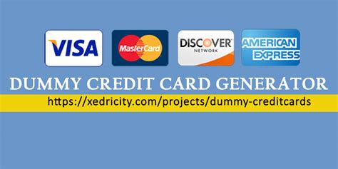 You can generate credit cards to test your websites. Fake Credit Card Generator Tool