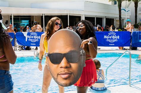 Photos All The Soaking Wet People We Saw At Flo Ridas Tampa Pool Party At The Hard Rock