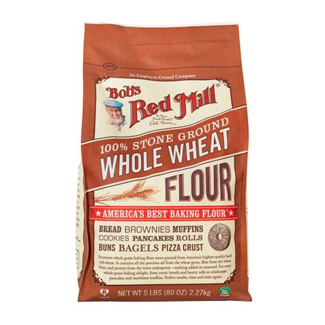 Whole Wheat Flour Stone Ground Bobs Red Mill