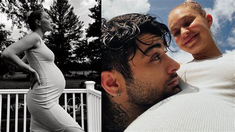 gigi hadid shares loved up photo with zayn malik from her pregnancy days