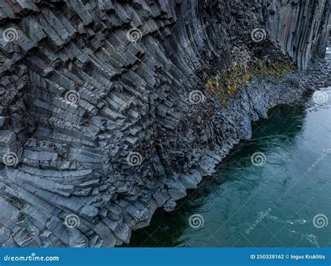 Epic View Of The Studlagil Basalt Canyon Iceland Stock Photo Image
