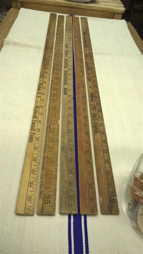Vintage American Yardsticks Rulers