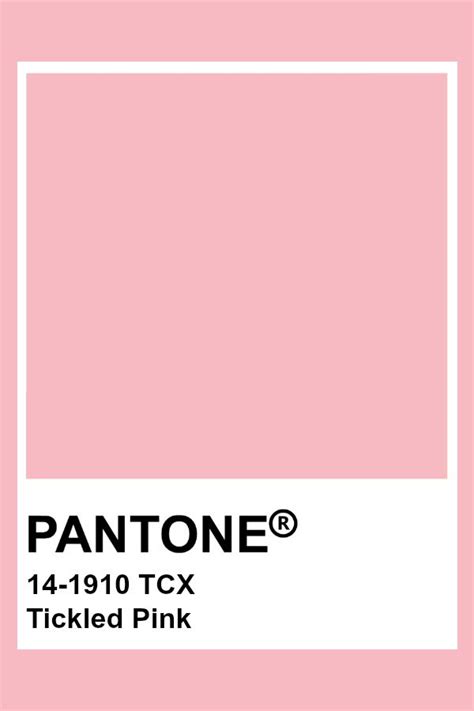 Pantone 14 1910 Tcx Tickled Pink Pantone Color Pink Pantone Color