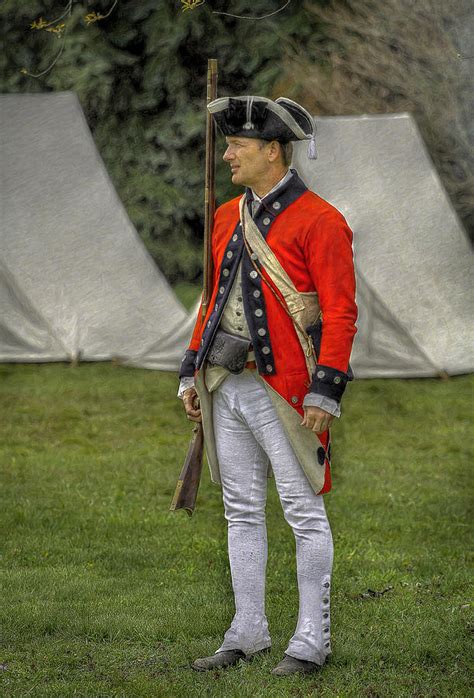 Faces Of The American Revolution British Soldier In Camp Digital Art By