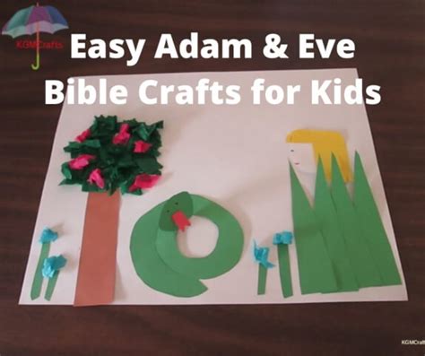 Adam And Eve Bible Crafts With A Printable 2022