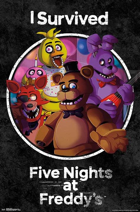 Five Nights At Freddy S Survived Poster Mount Bundle Walmart Com Five Nights At Freddy S