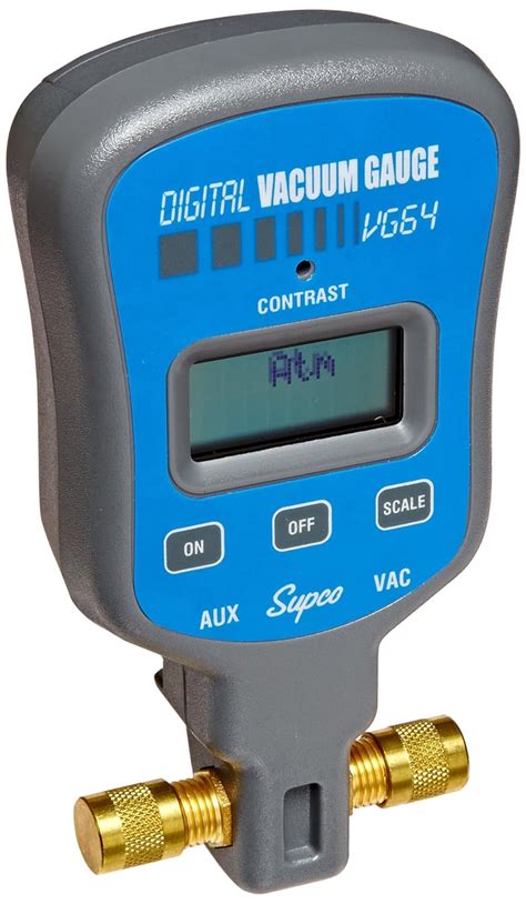 Supco Vg64 Vacuum Gauge Digital Display 0 12000 Microns Range 10