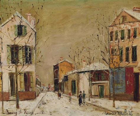 Maurice Utrillo 1883 1955 Rue De Bièvre Bourg La Reine Hauts De