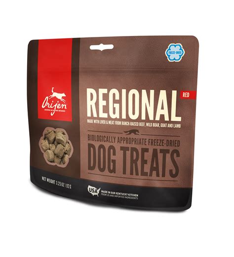 Orijen Regional Red Freeze Dried Dog Treats Le Pup Pet Supplies And