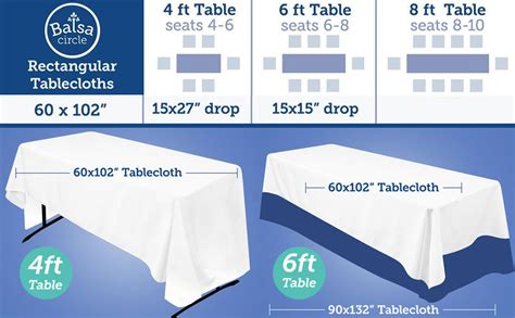 balsacircle 60x102 inch black rectangle polyester tablecloth table cover linens for