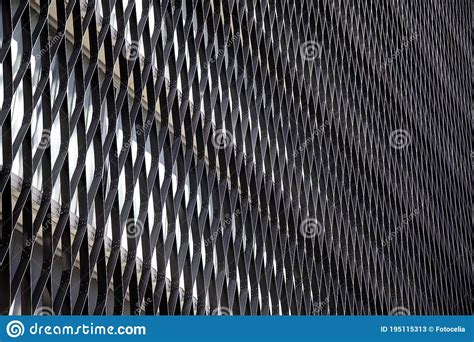Metal Protection Grid Stock Image Image Of Grid Industrial 195115313