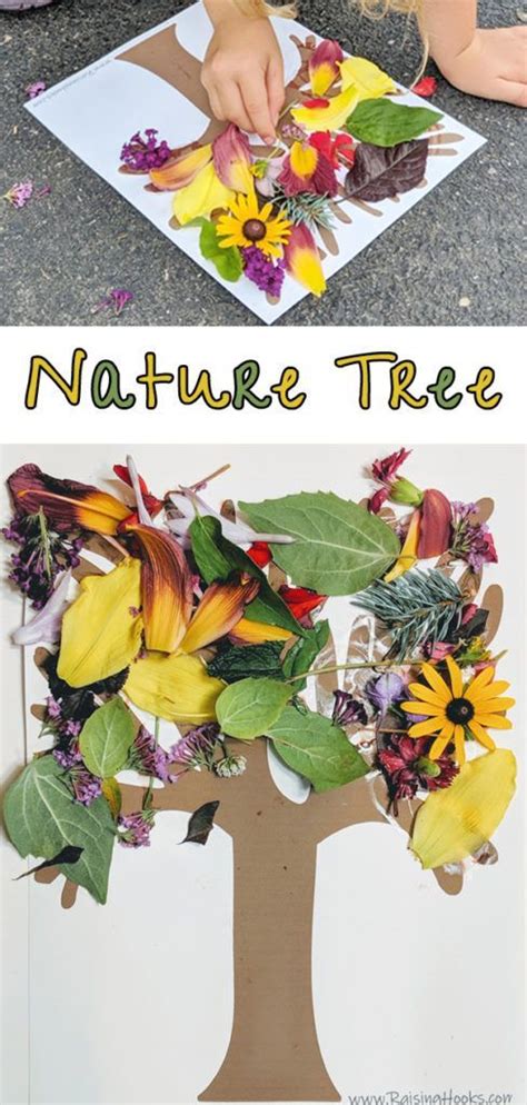 Crafting A Beautiful Tree With Treasures From Nature Raising Hooks