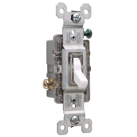 Legrand 15 Amp Illuminated Framed Toggle Light Switch White In The