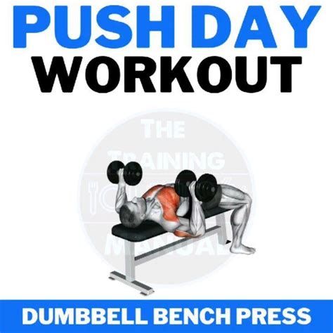 ⏰ Gym Tips Posted Every Day⏰ On Instagram “🔵 Push Day Workout 🔵