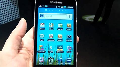 Samsung Galaxy S Wifi 50 Et 40 Au Mwc Youtube