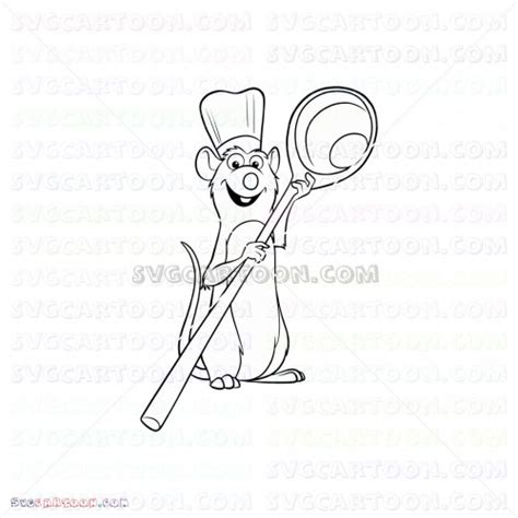 Remy Ratatouille 021 Svg Dxf Eps Pdf Png