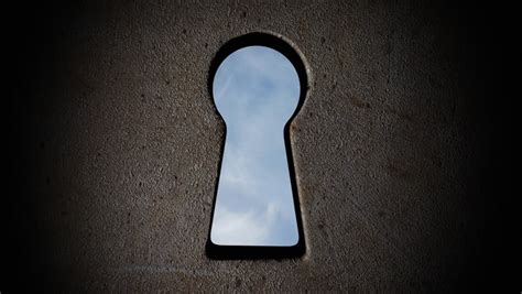 Here we show you how easy it is to build a keyhole. Sky in Keyhole On Old Stock Footage Video (100% Royalty ...