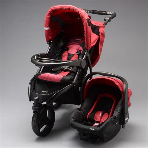 carrinho com bebê conforto off road travel system alô bebê