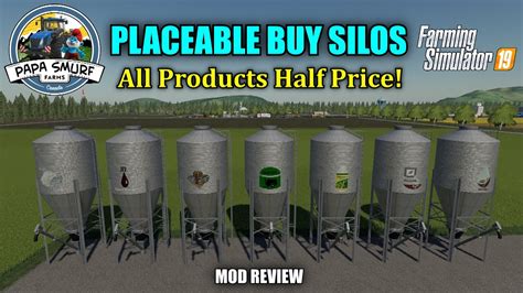Placeable Refill And Buy Silos Mod Review Farming Simulator 19 Youtube