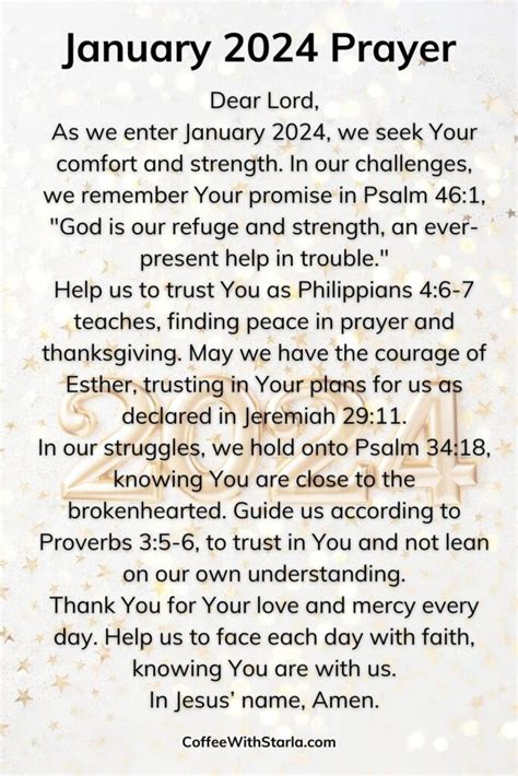 Prayer For January 2024 Plus Prayer Points Coffee With Starla