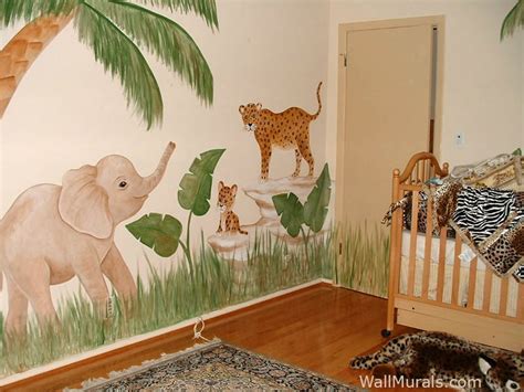 Jungle Wall Murals Examples Of Jungle Theme Murals