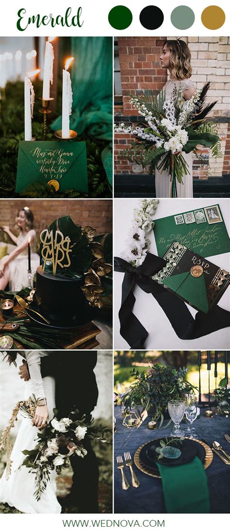 14 Best Emerald Wedding Color Palette Ideas To Swoon Over Wednova Blog
