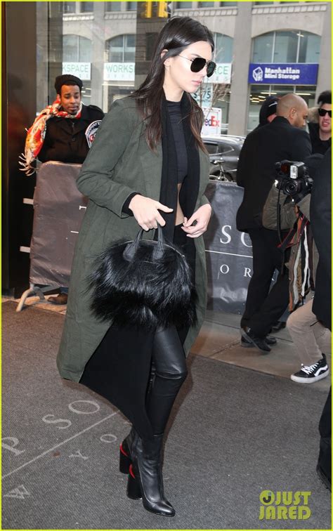 Kendall Kylie Jenner Promote Their New Fashion Line In Nyc Photo