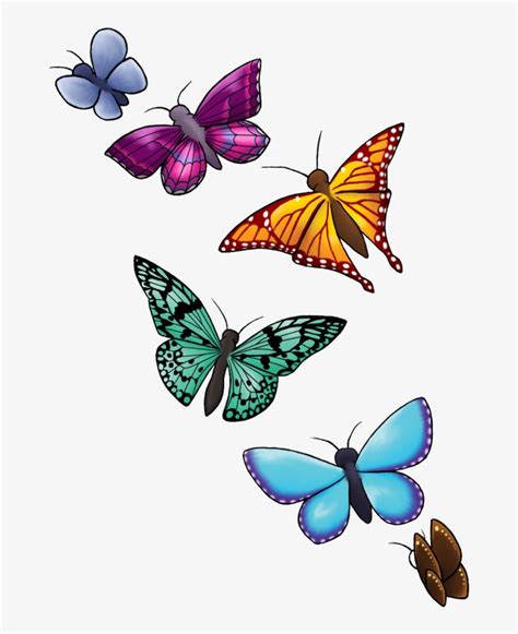 Here You Will Find Various Six Flying Butterflies Butterfly Tattoo