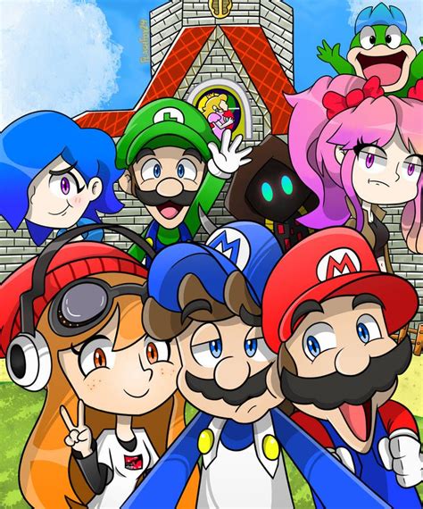 Smg4 Selfie Group By Flashfox24 On Deviantart In 2021 Graphic Novel