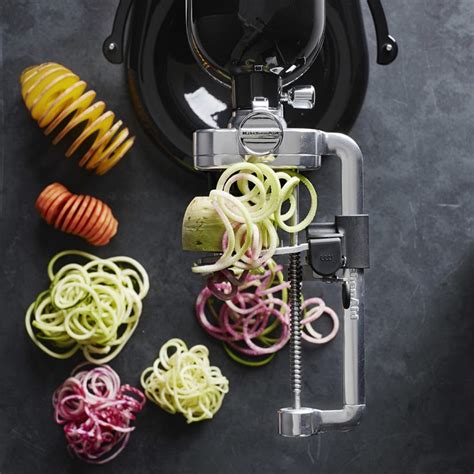 Your kitchenaid is more than a mixer with attachments. KitchenAid Mixer Attachment: Spiralizer Plus | Williams Sonoma