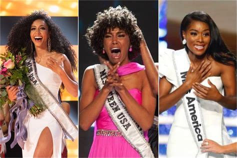 First Time In History Miss Usa Miss Teen Usa And Miss America Are All Black Women Eccentric