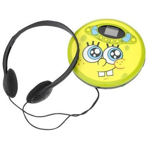 Spongebob Squarepants 37062 Personal Cd Player Yellow