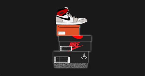 So, we're a bit creeped out to go into the. Nike Air Jordan 1 Shoe box - Sneakers - Sticker | TeePublic
