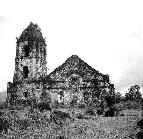 Cagsawa Church Destroyed By A Volcano