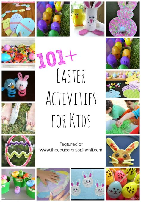 We're sharing our top 40 easter activities for kids that include crafts, activities, printables and recipes that are inspired by easter for your child this week before easter. The Educators' Spin On It: 101+ Easter Crafts and Easter ...
