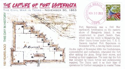 Coverscape Computer Designed 150th Civil War Capture Of Fort Esperanza
