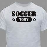 Personalized Soccer Shirt Photos