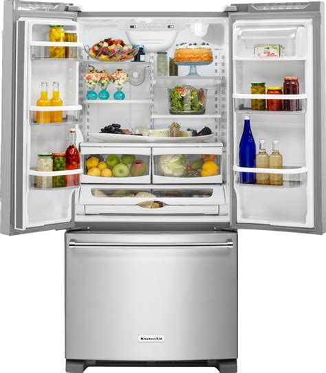 Customer Reviews KitchenAid 22 Cu Ft French Door Refrigerator With