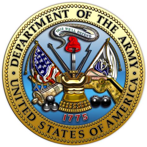 Download Hd Official Army Logo Png Download Us Army Seal Png