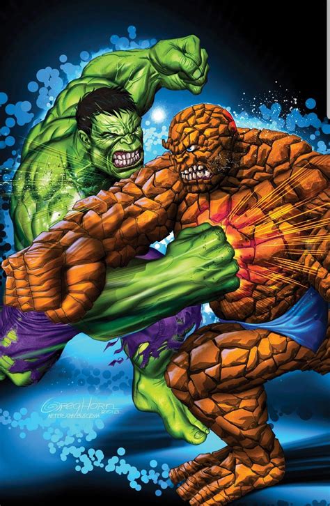 The Thing Vs Hulk Hulk Marvel Marvel Comics Superheroes Fantastic Four