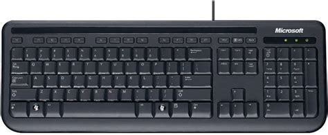 Microsoft Wired Keyboard 400 Black Oem Pcmac Keyboard Uk
