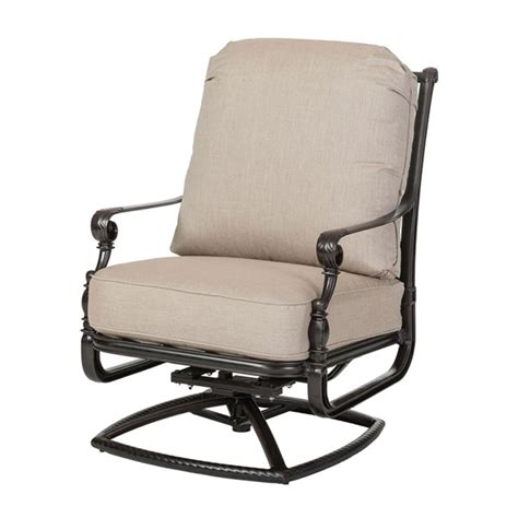 Grand Terrace High Back Swivel Rocking Lounge Chair Tear Sheet Gensun