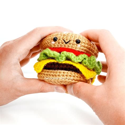 Burger Crochet Pattern Pattern Only Pdf Download Amigurumi Beginner