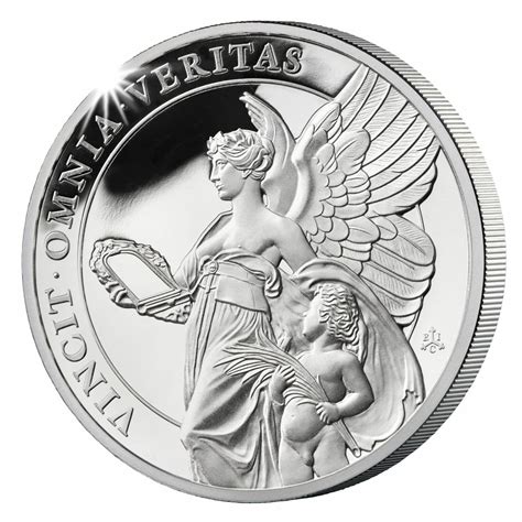 2021 St Helena Queens Virtues Truth Proof 1 Oz Silver Coin