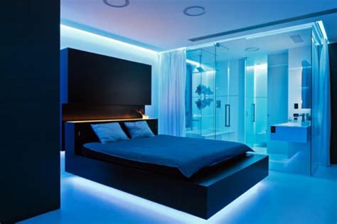 Blue Room With Images Futuristic Bedroom Apartment Interior Design