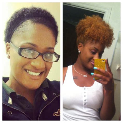 Big Chop Vs One Yr Of Growth Big Chop Inspiration Natural Hair