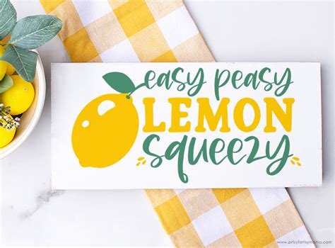 Easy Peasy Lemon Squeezy Free Printable